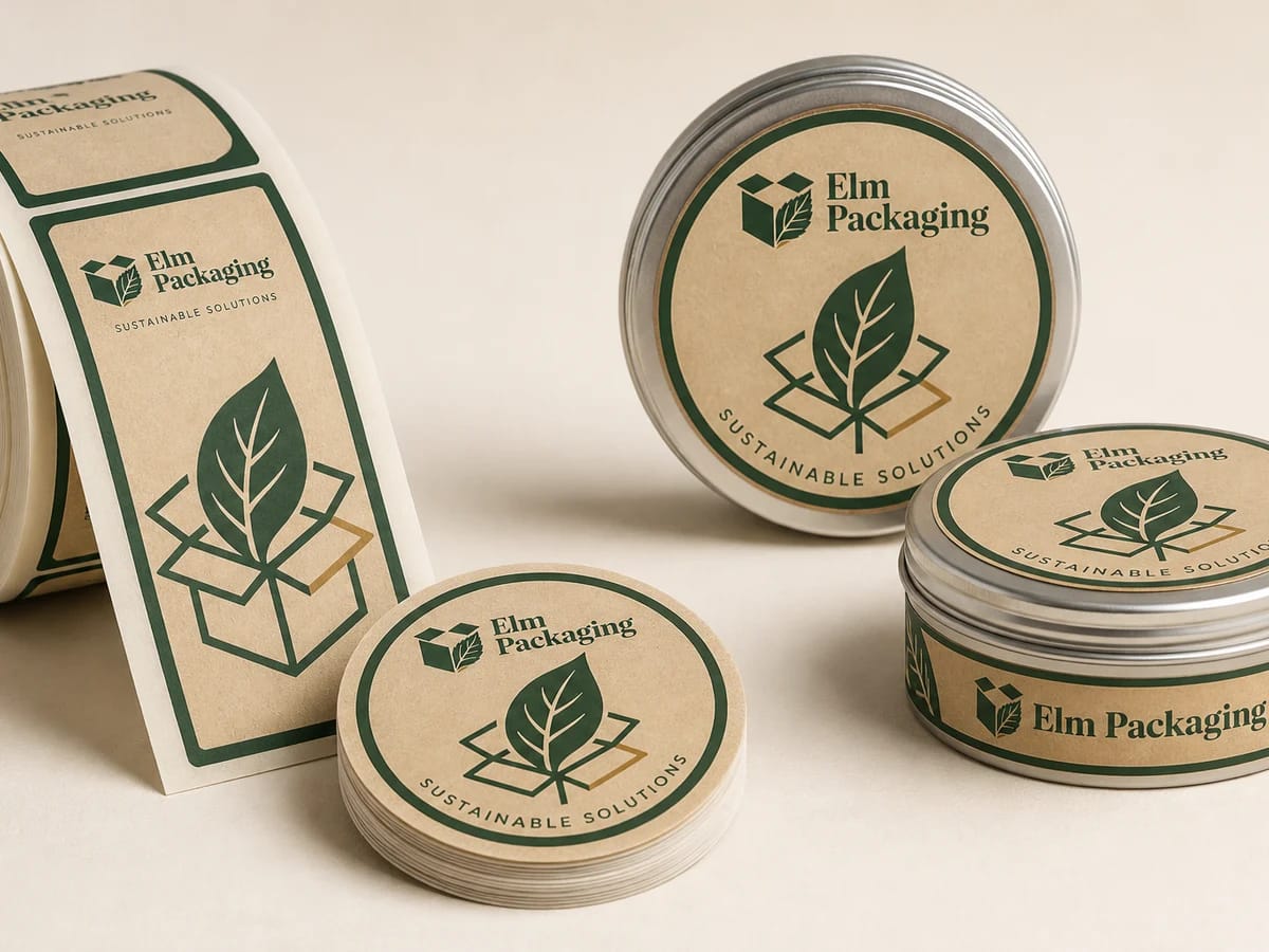Custom custom tin labels packaging