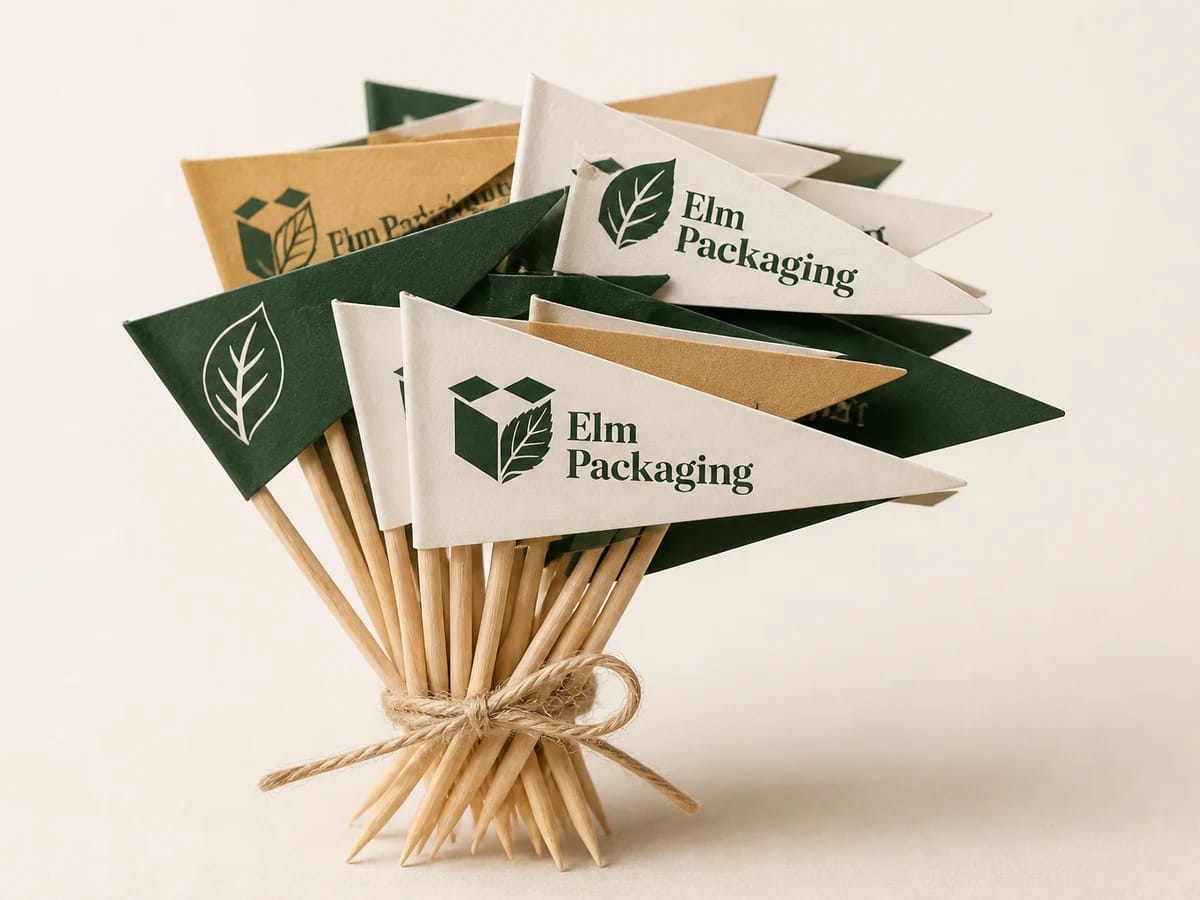 Custom custom toothpick flags packaging