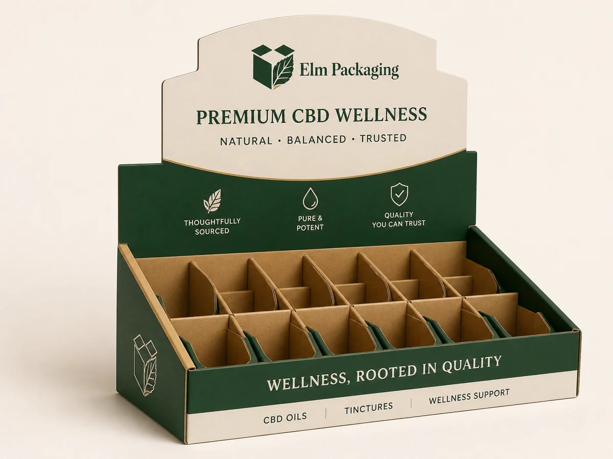 Custom custom cbd display boxes packaging