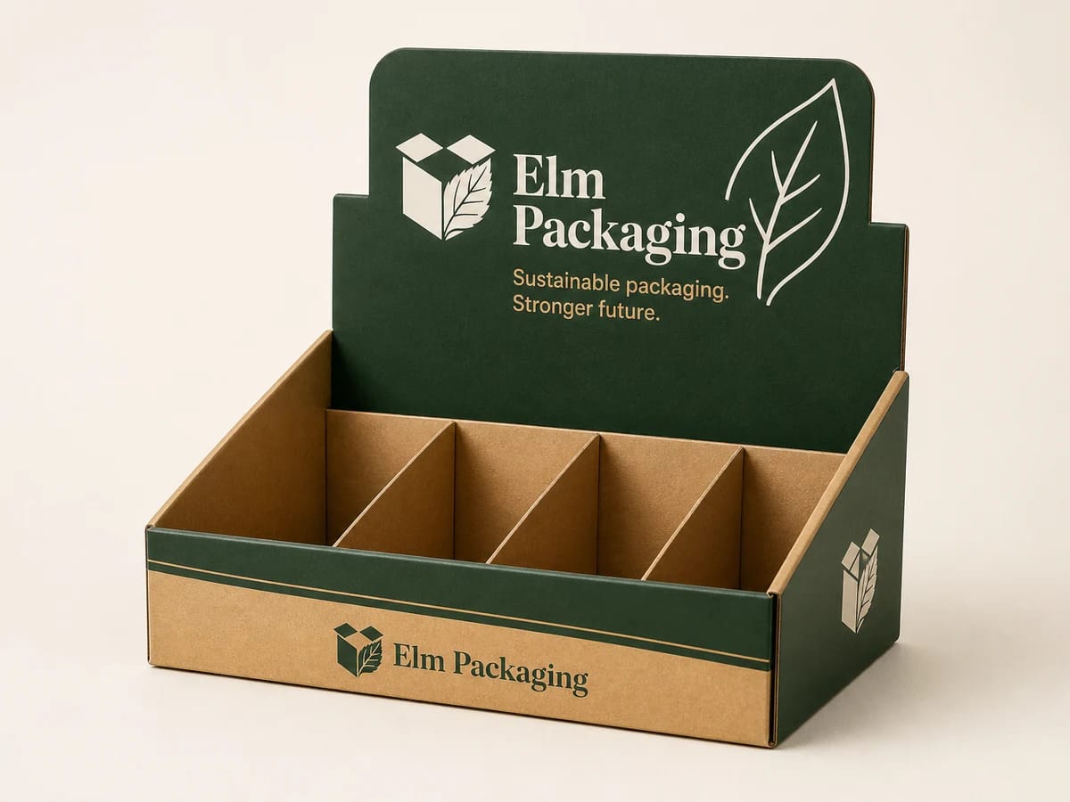 Custom custom counter display boxes packaging
