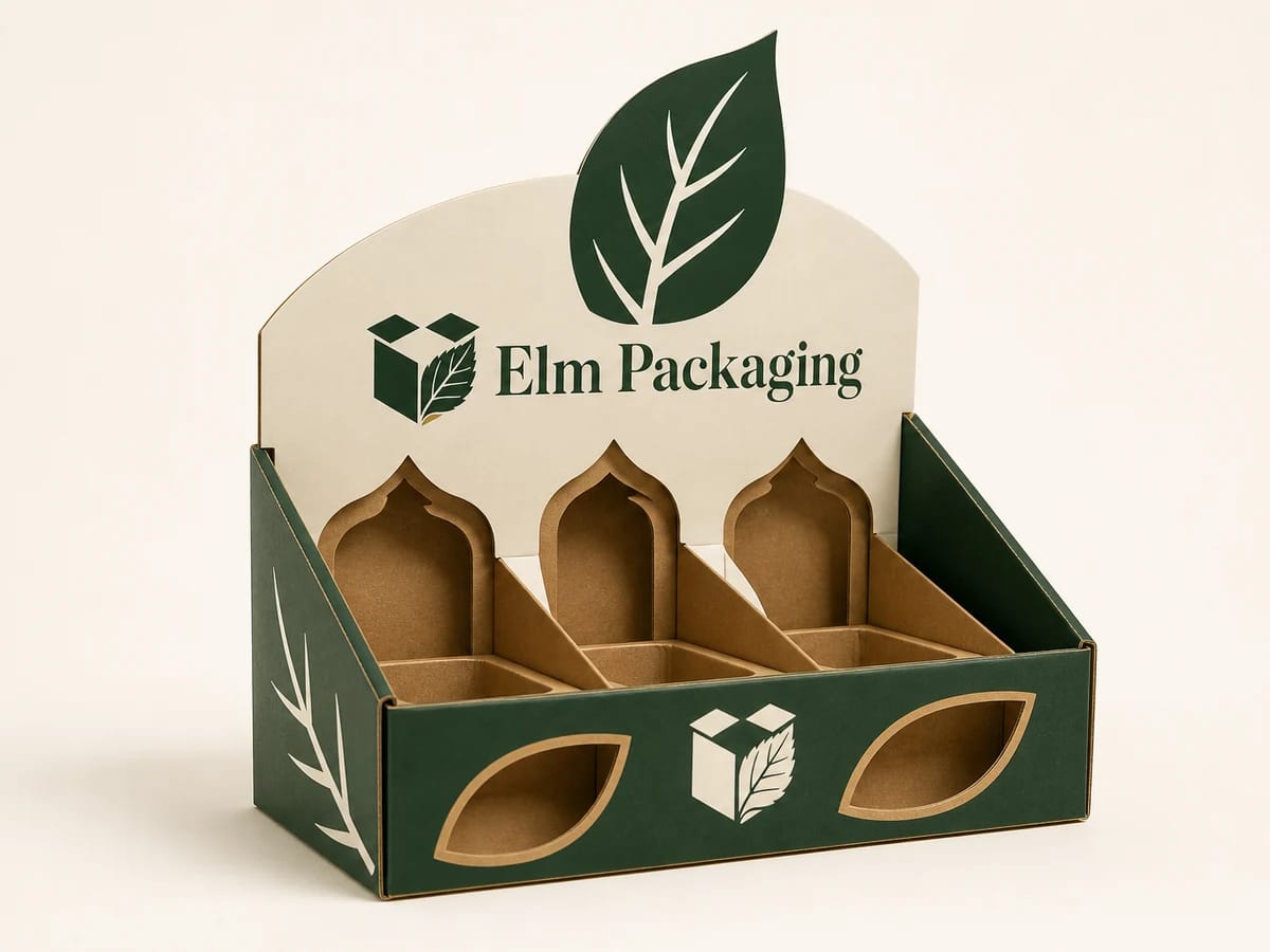 Custom custom die cut display boxes packaging