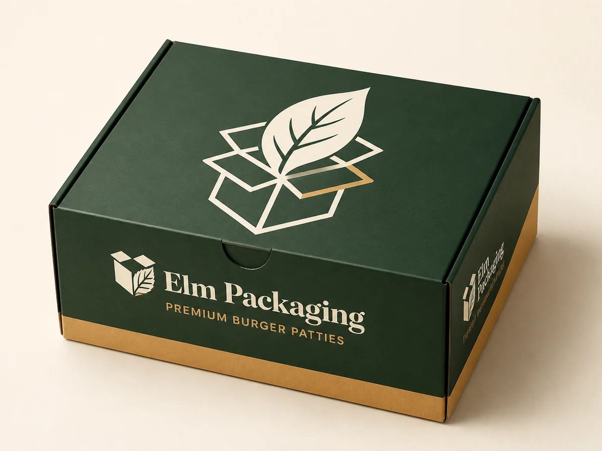 Custom custom hamburger patty boxes packaging