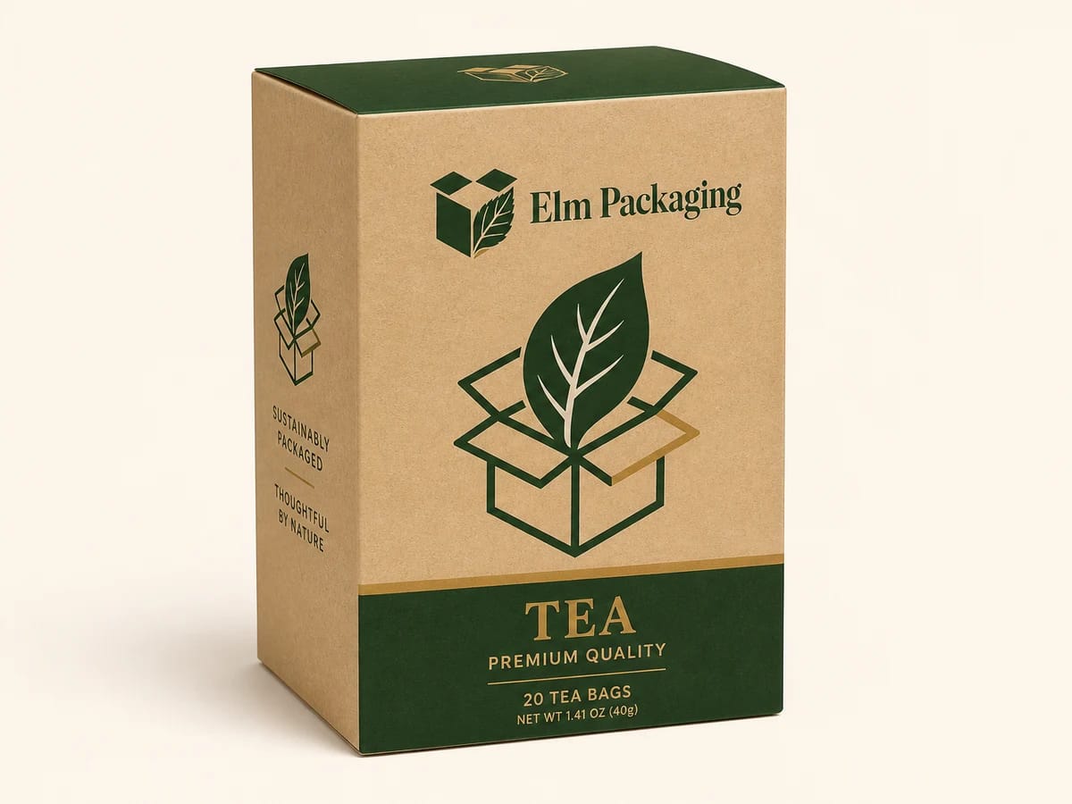 Custom custom kraft tea boxes packaging