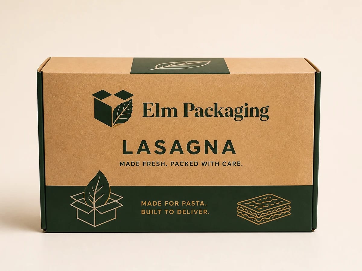 Custom custom lasagna boxes packaging