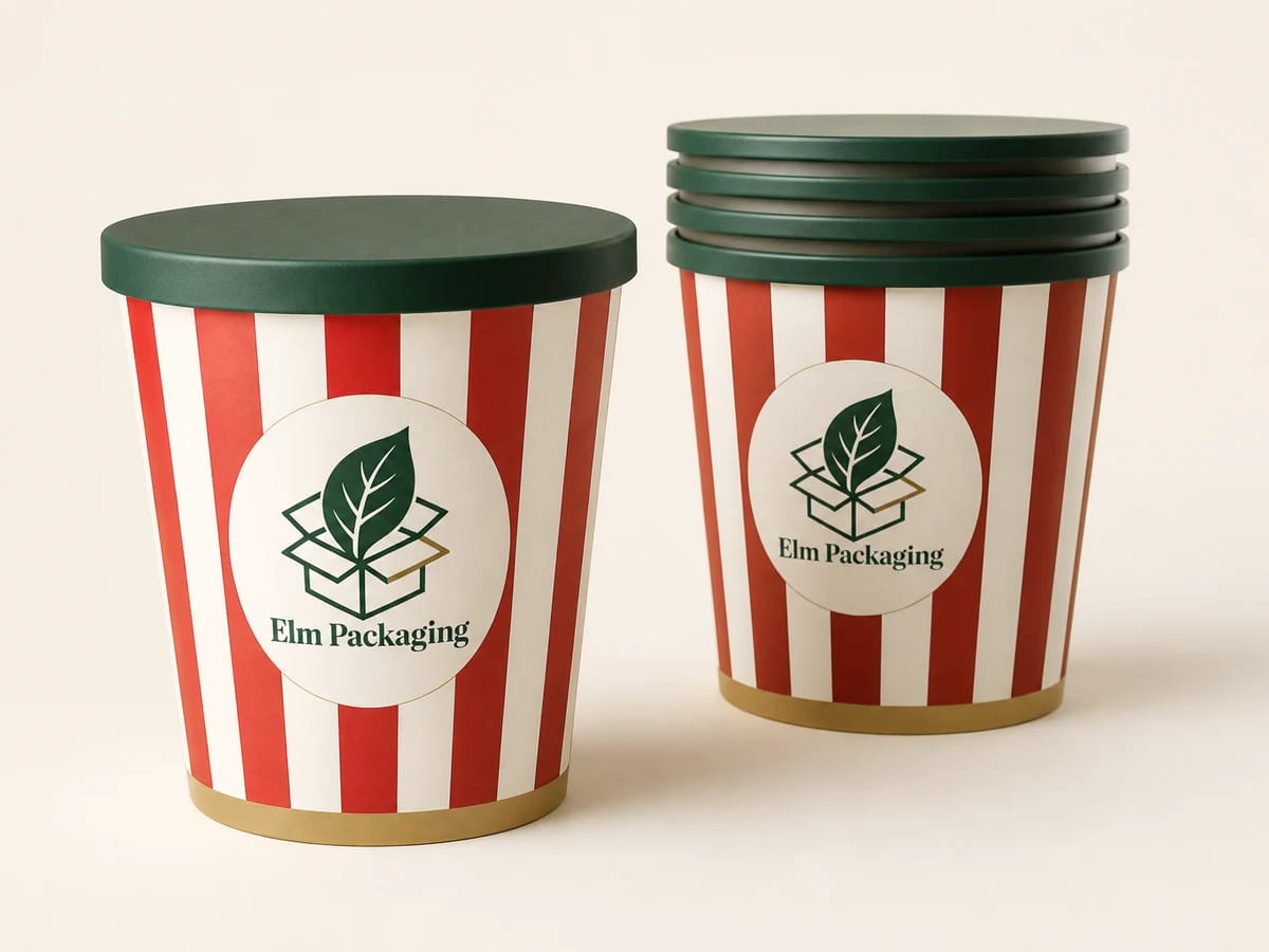 Custom custom popcorn buckets packaging