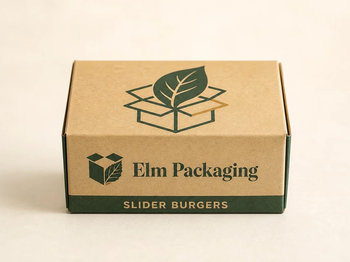 Custom custom slider burger boxes packaging