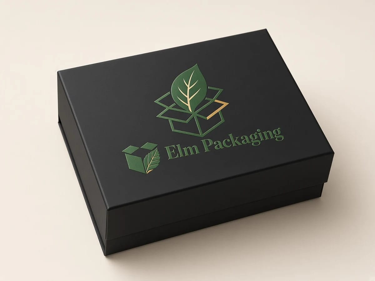 Custom custom black gift boxes packaging