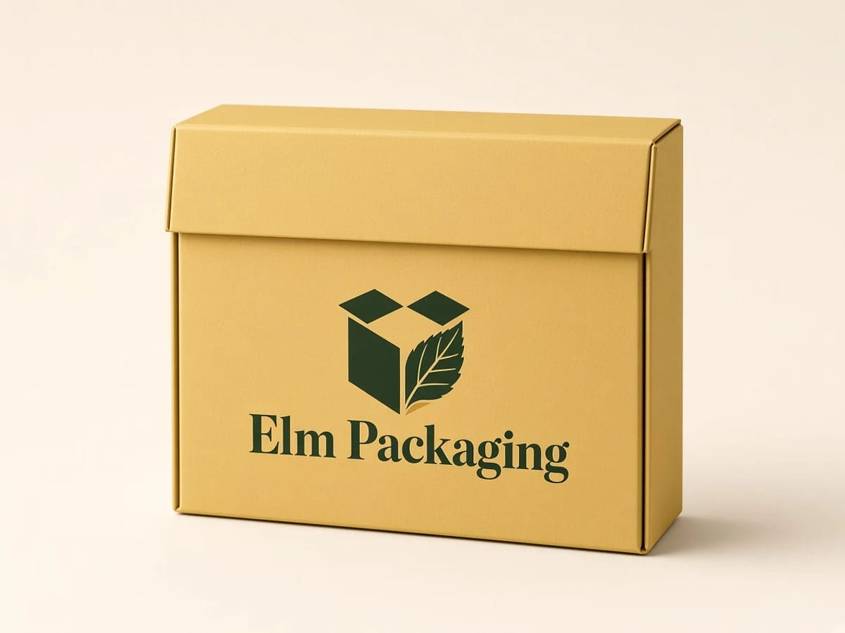 Custom custom one piece color tinted kraft tuck top gift boxes packaging