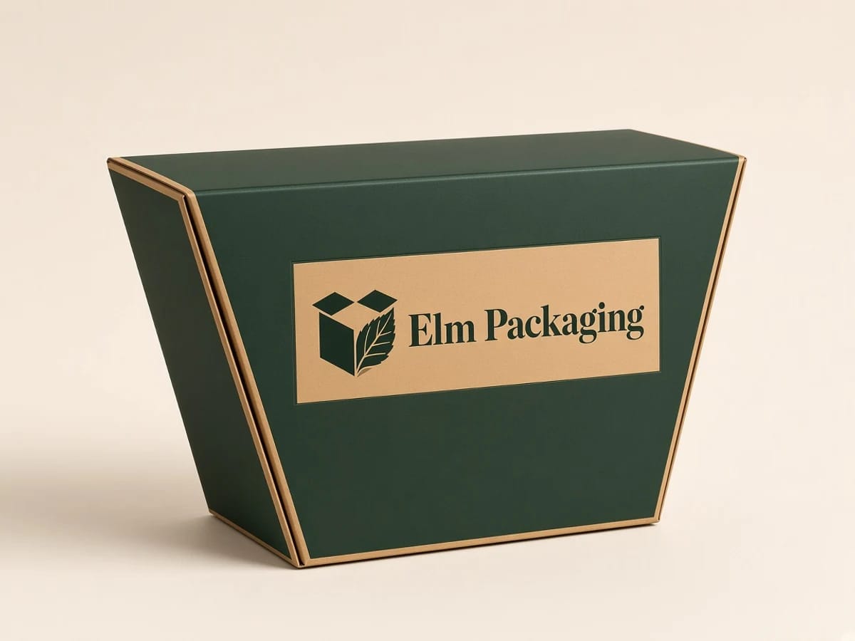 Custom custom trapezoid gift boxes packaging