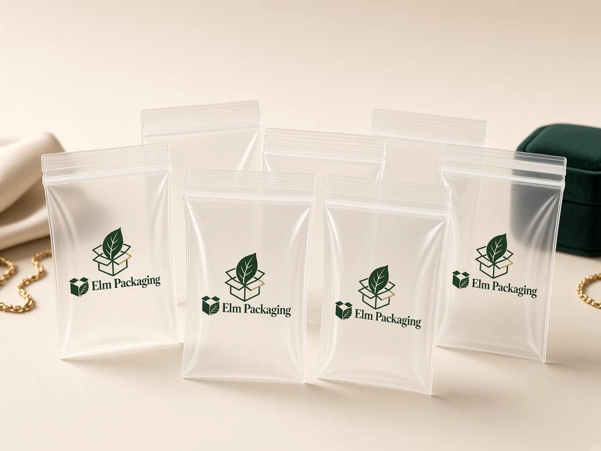 Custom custom plastic jewelry bags packaging