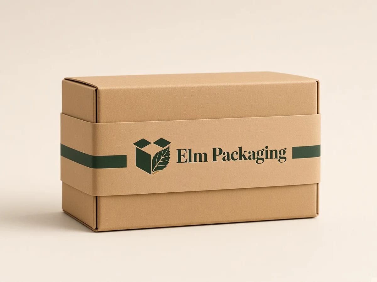 Custom custom kraft belly band packaging