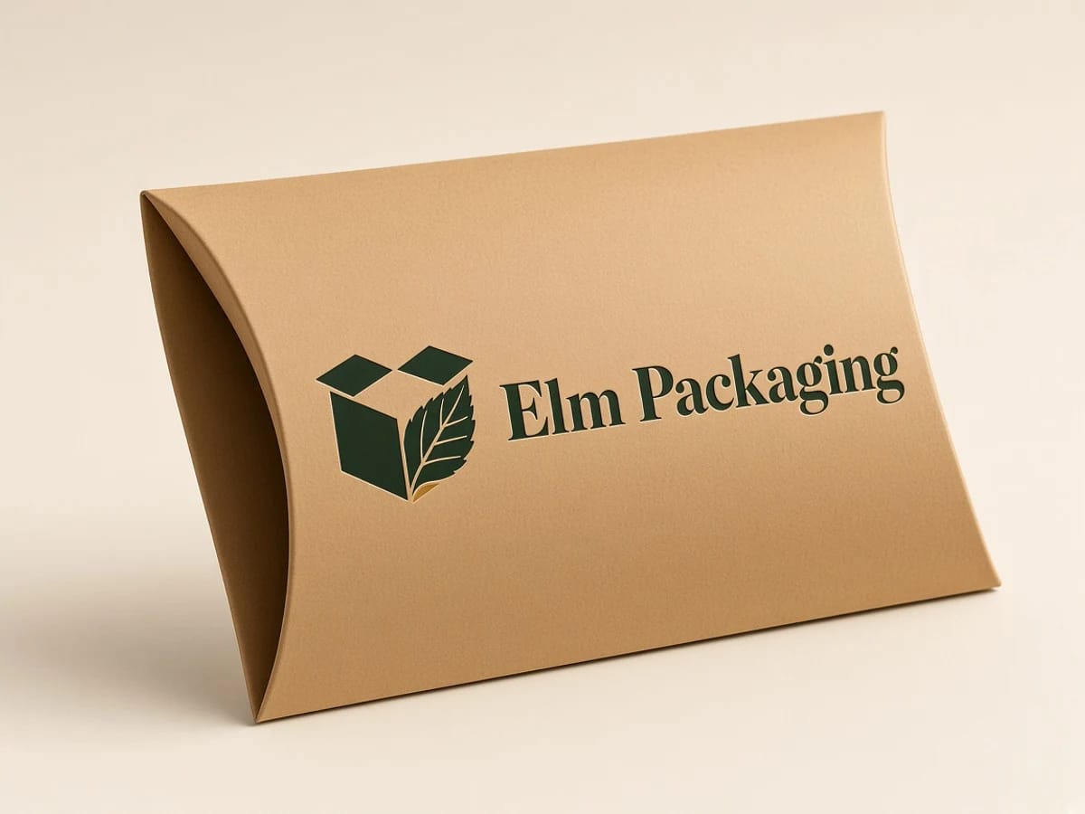 Custom custom kraft pillow boxes packaging