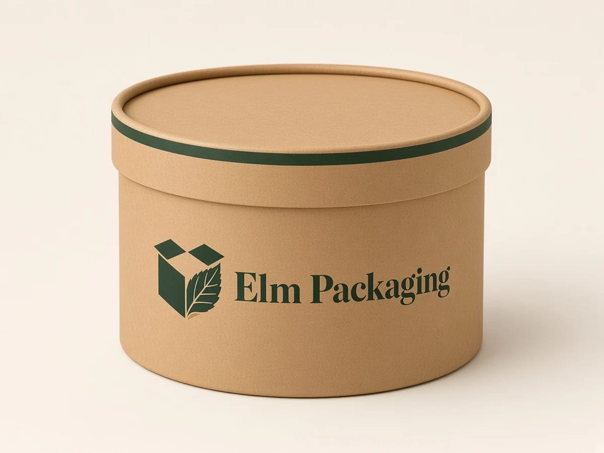 Custom custom kraft round boxes packaging