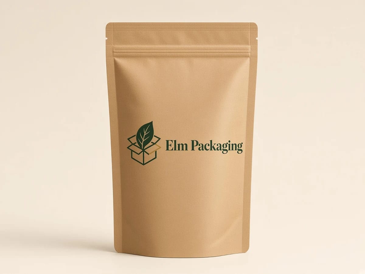 Custom custom kraft stand up pouches packaging