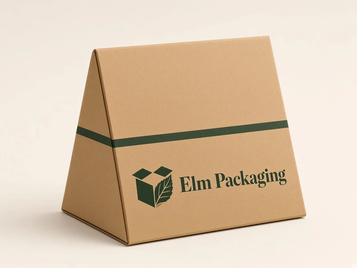 Custom custom kraft triangle boxes packaging