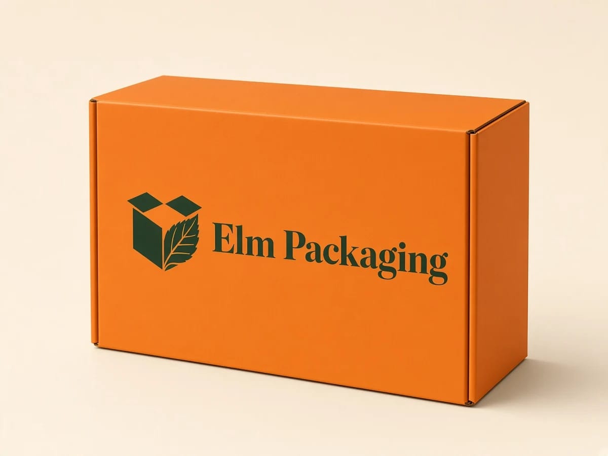 Custom custom orange mailer boxes packaging