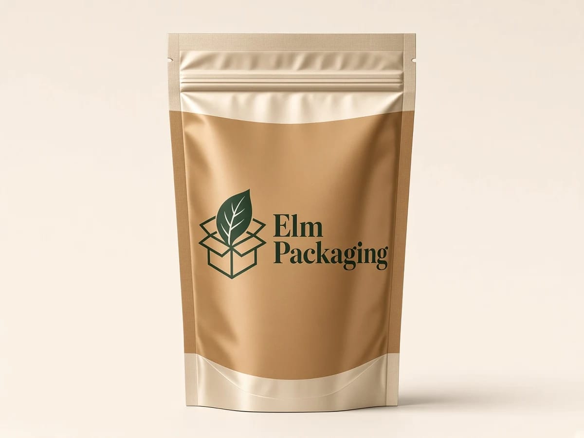 Custom custom biscotti mylar bags packaging