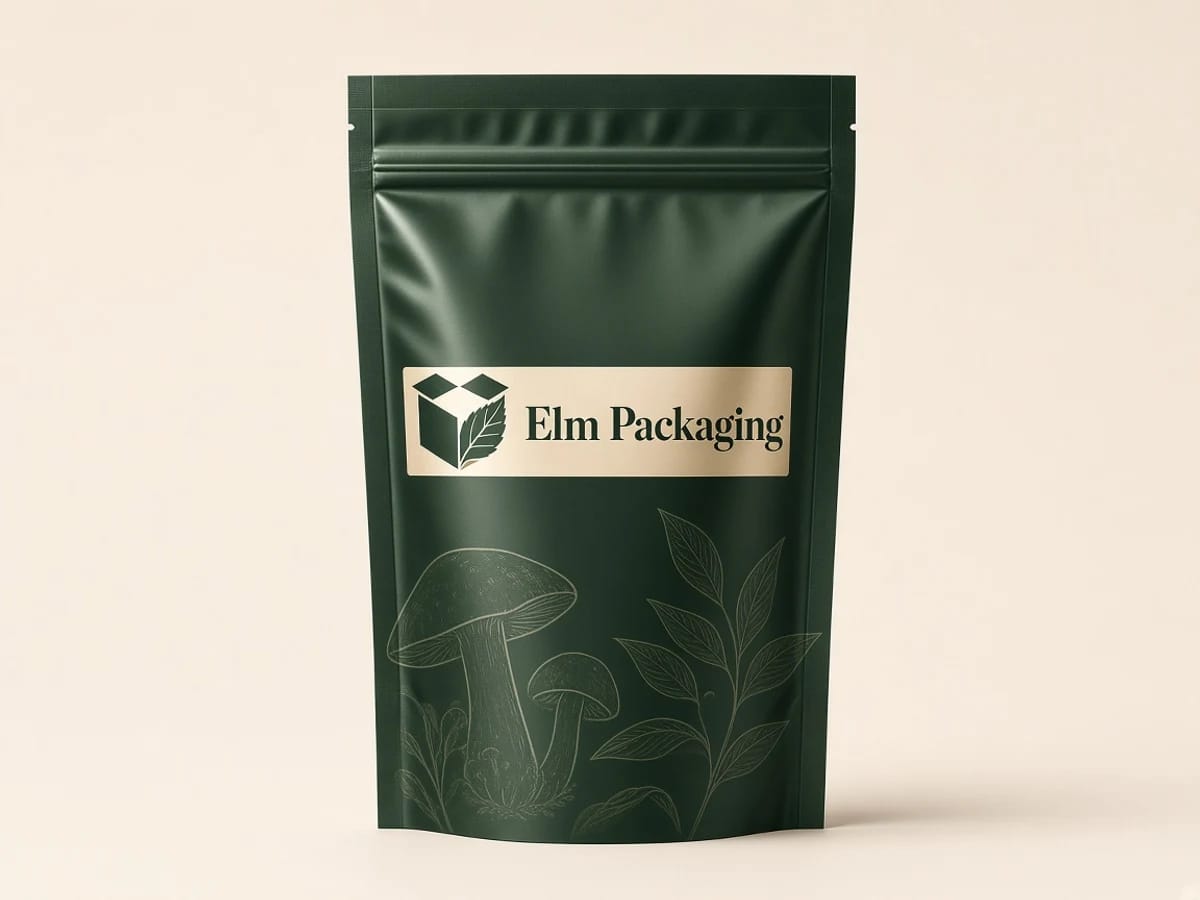 Custom custom mushroom mylar bags packaging