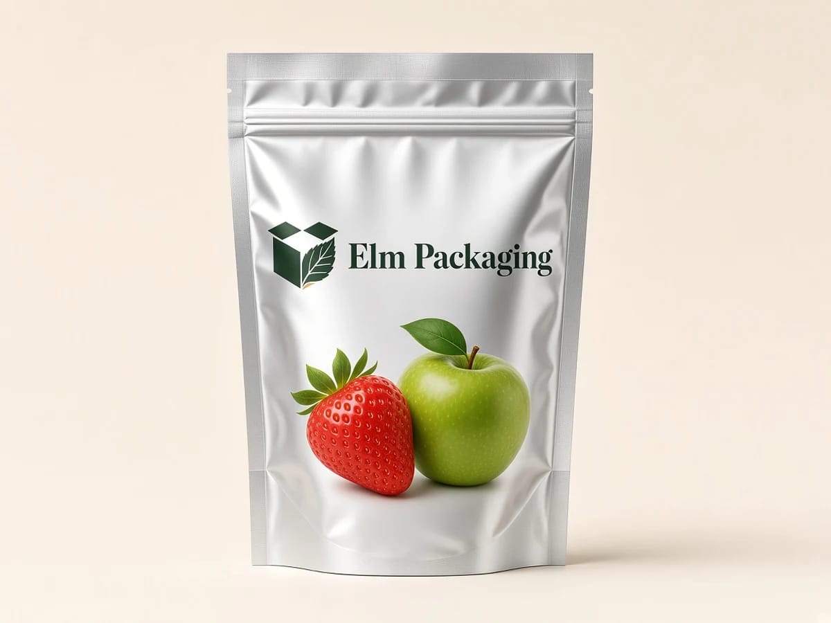 Custom custom mylar bags for freeze dry fruits packaging