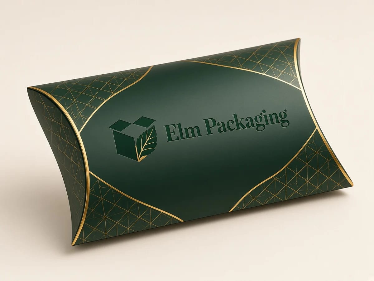 Custom custom luxury pillow boxes packaging