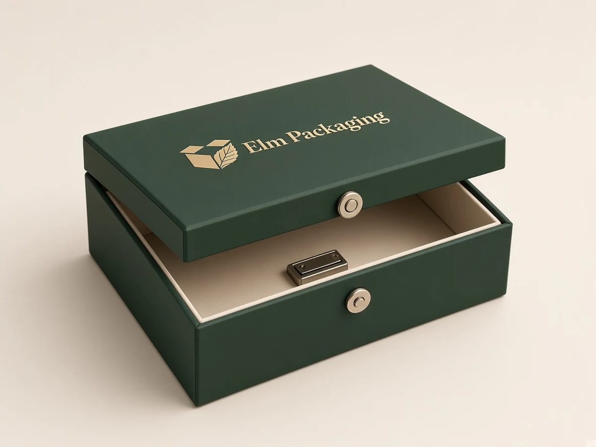 Custom custom magnetic closure rigid boxes packaging