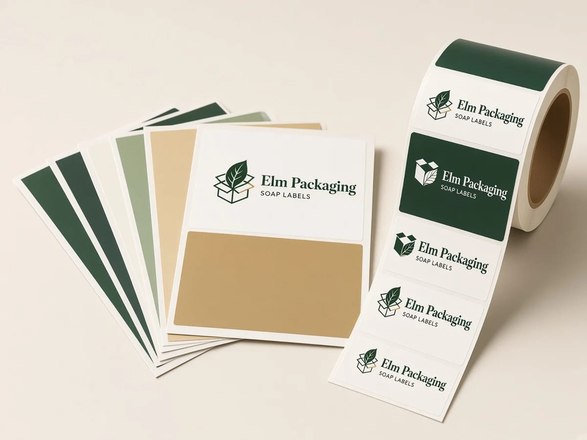 Custom custom soap labels packaging