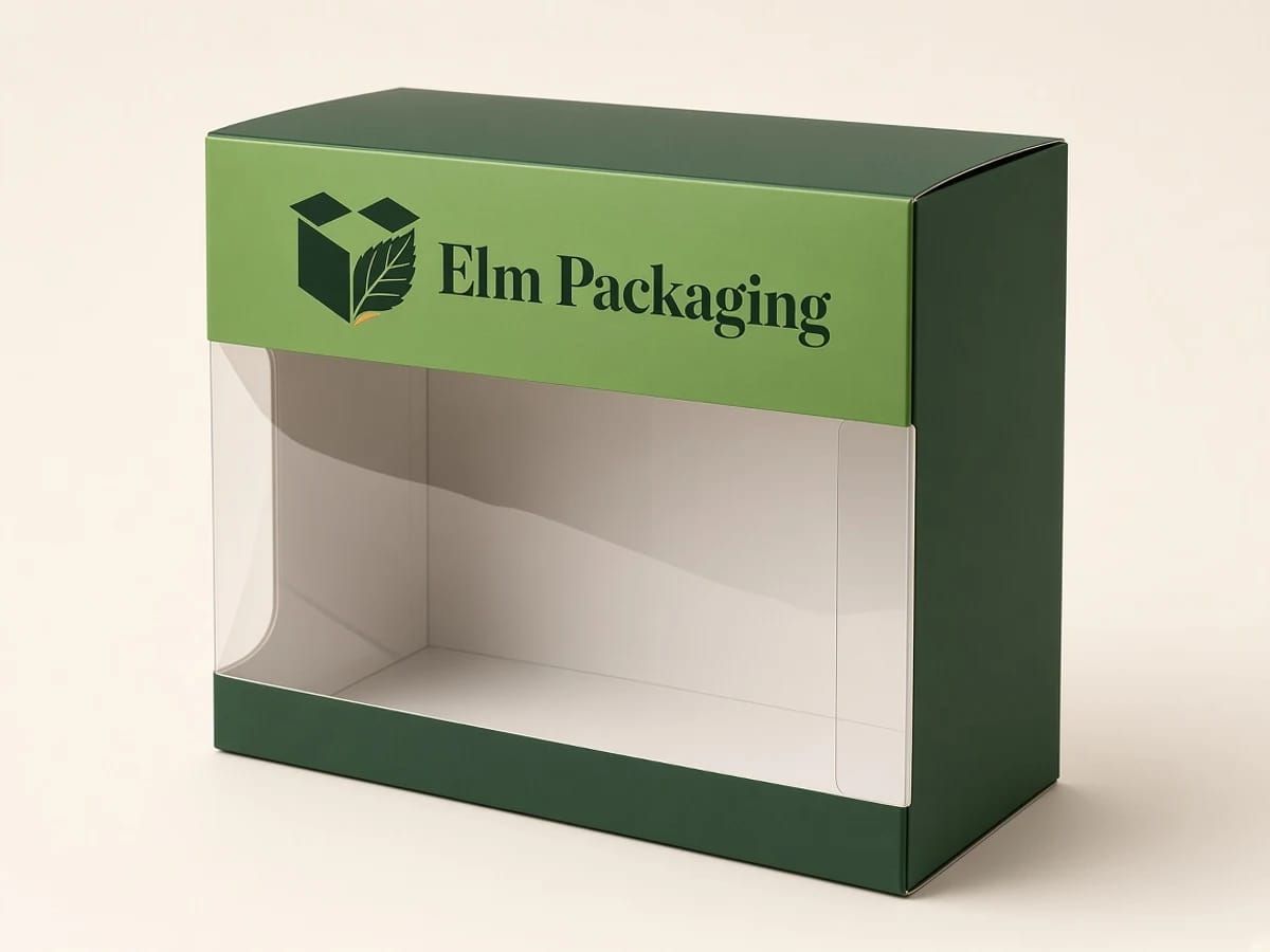 Custom custom pvc window boxes packaging
