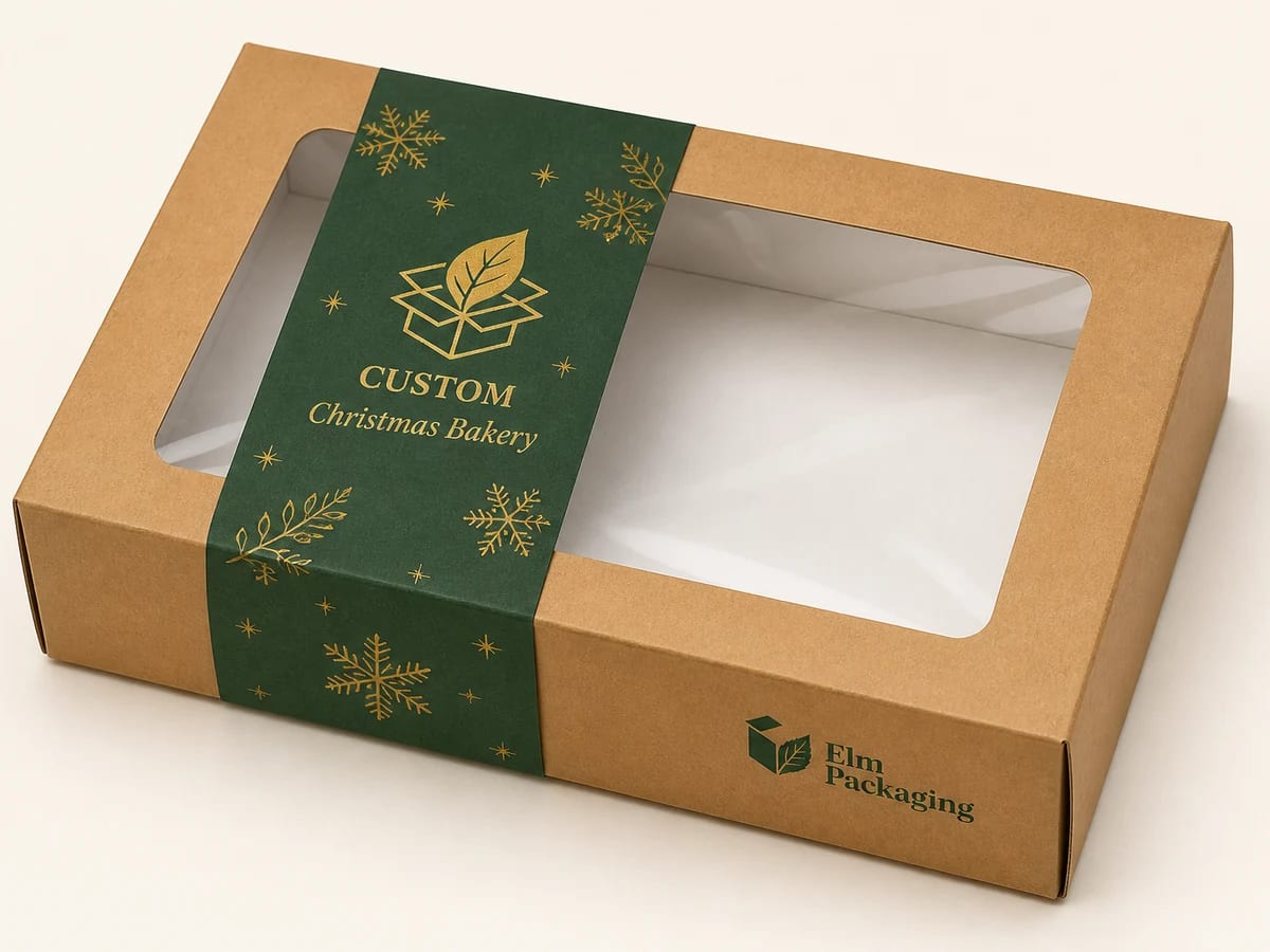 Custom Christmas Bakery Boxes