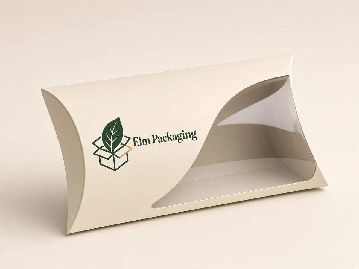 Custom Pillow Boxes with Window