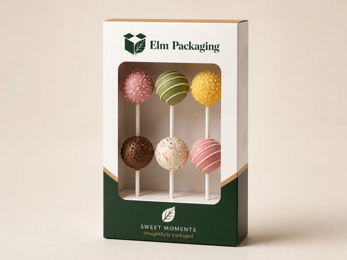 Custom Cake Pop Boxes with custom brand printing