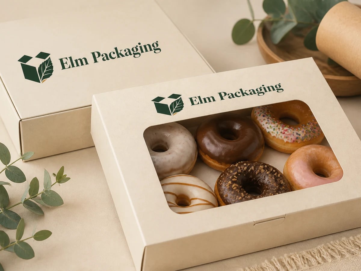 Custom Donut Boxes with custom brand printing
