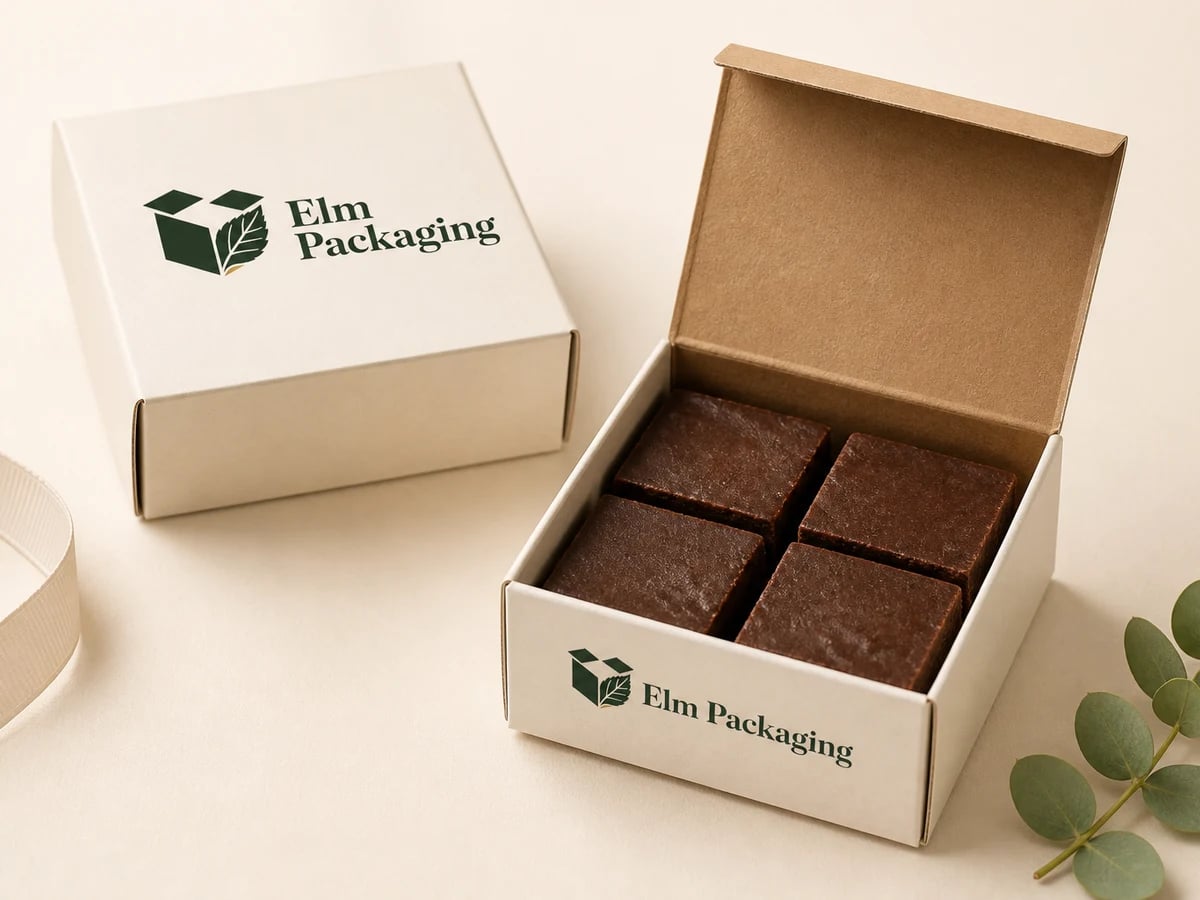 Custom Fudge Boxes with custom brand printing