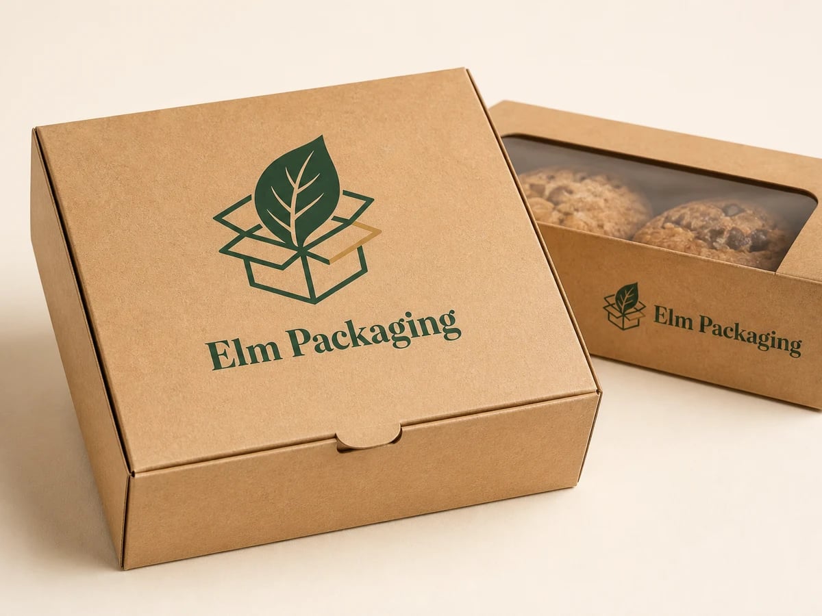 Custom Kraft Bakery Boxes with custom brand printing