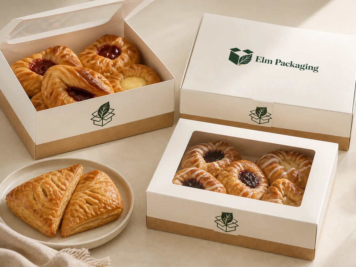 Custom Pastry Boxes with custom brand printing