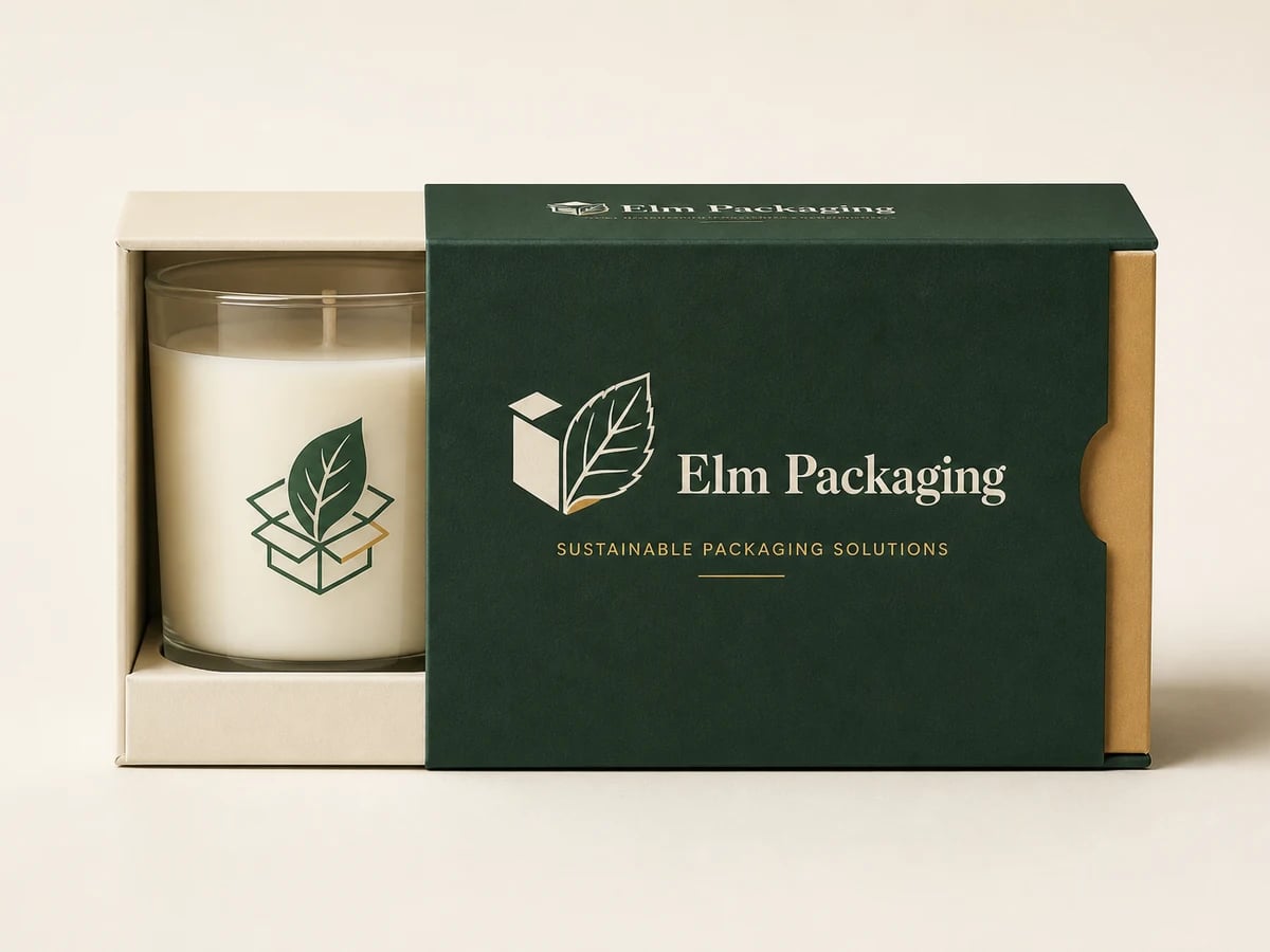Custom Candle Tray And Sleeve Boxes with custom brand printing