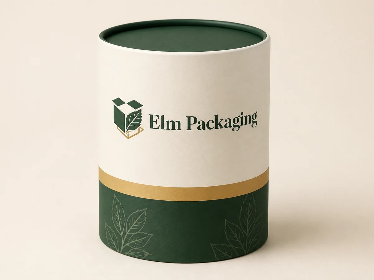 Custom Candle Tube Packaging with custom brand printing