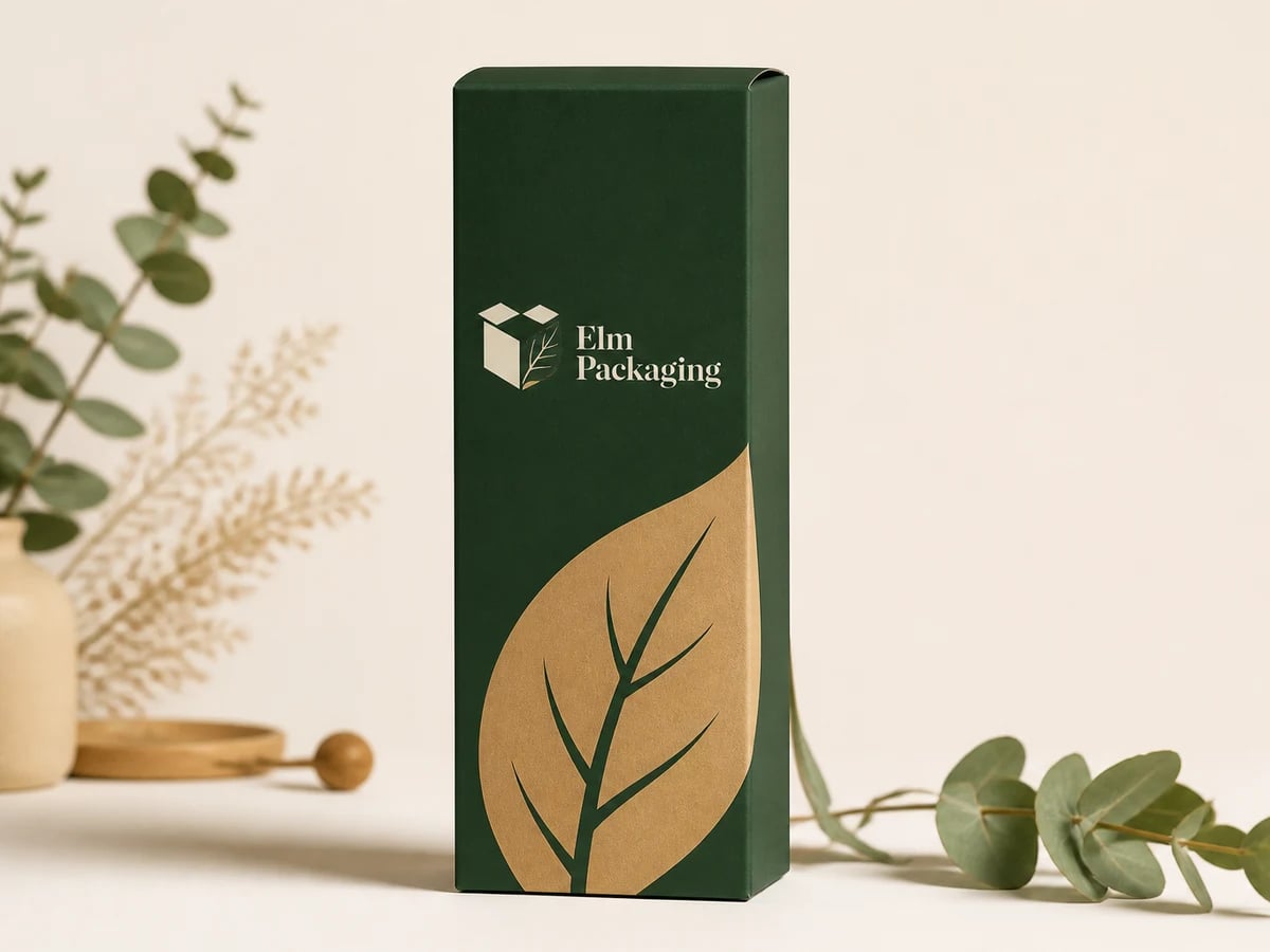 Custom Pillar Candle Packaging with custom brand printing