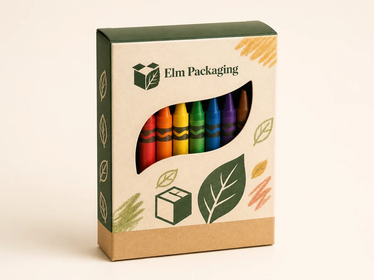 Custom Crayon Boxes with custom brand printing