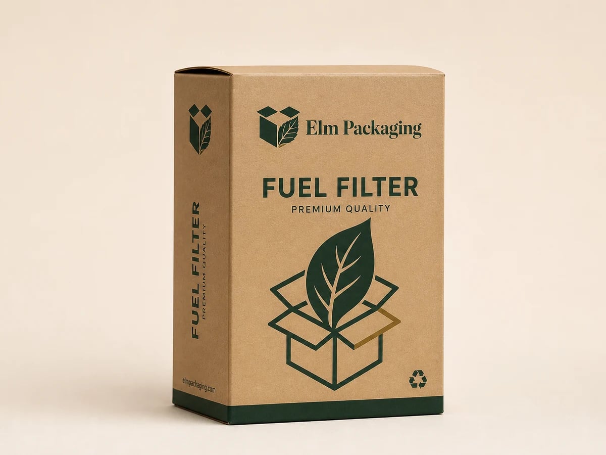 Custom Fuel Filter Boxes with custom brand printing