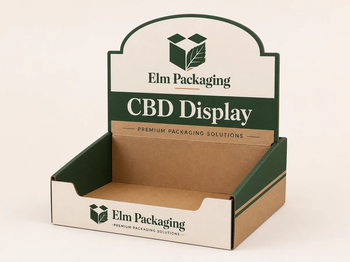 Custom CBD Display Boxes with custom brand printing