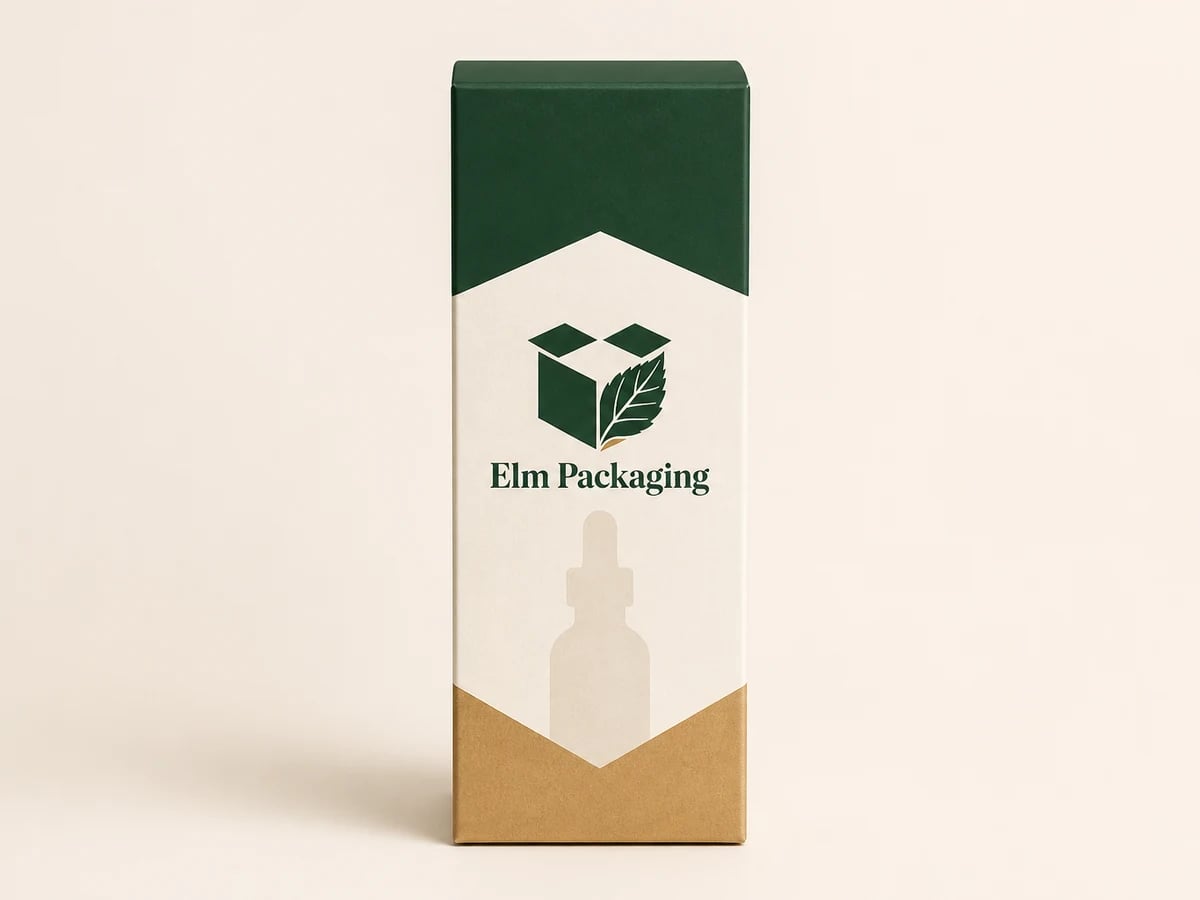 Custom CBD Dropper Bottle Boxes with custom brand printing