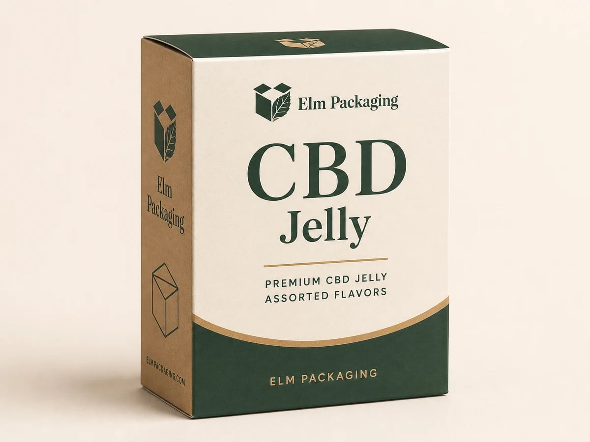 Custom CBD Jelly Boxes with custom brand printing