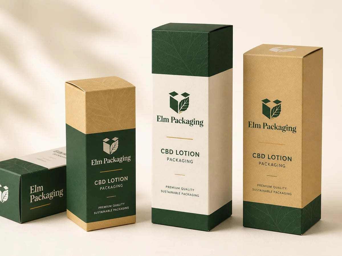 Custom CBD Lotion Boxes with custom brand printing