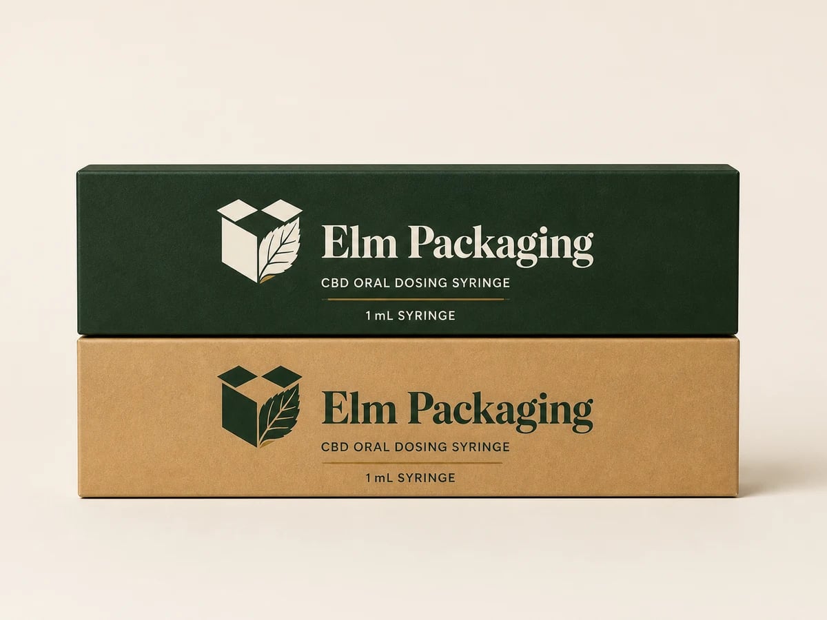 Custom CBD Syringe Boxes with custom brand printing