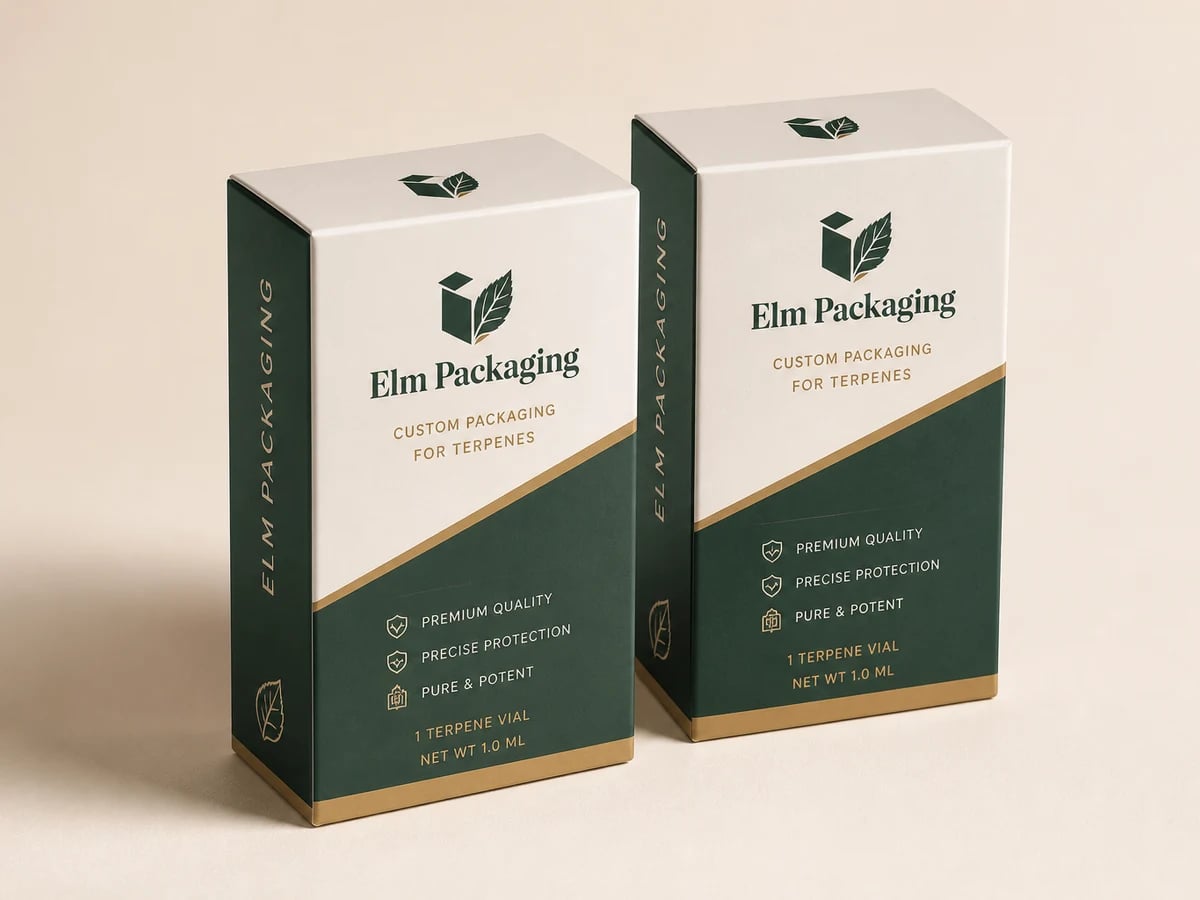 Custom CBD Terpenes Boxes with custom brand printing