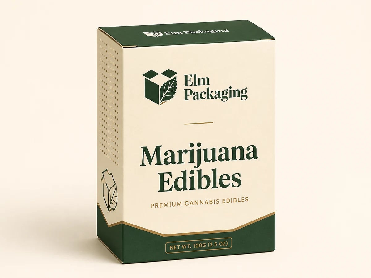 Custom Marijuana Edibles Boxes with custom brand printing