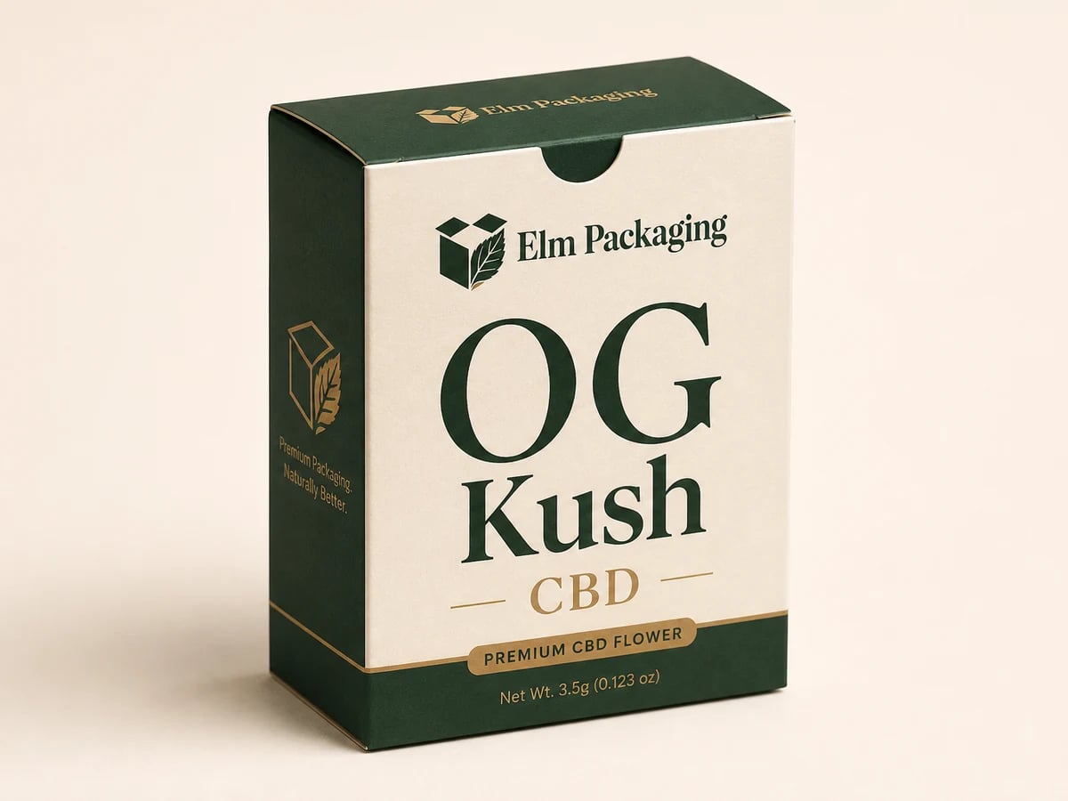 Custom OG Kush CBD Boxes with custom brand printing