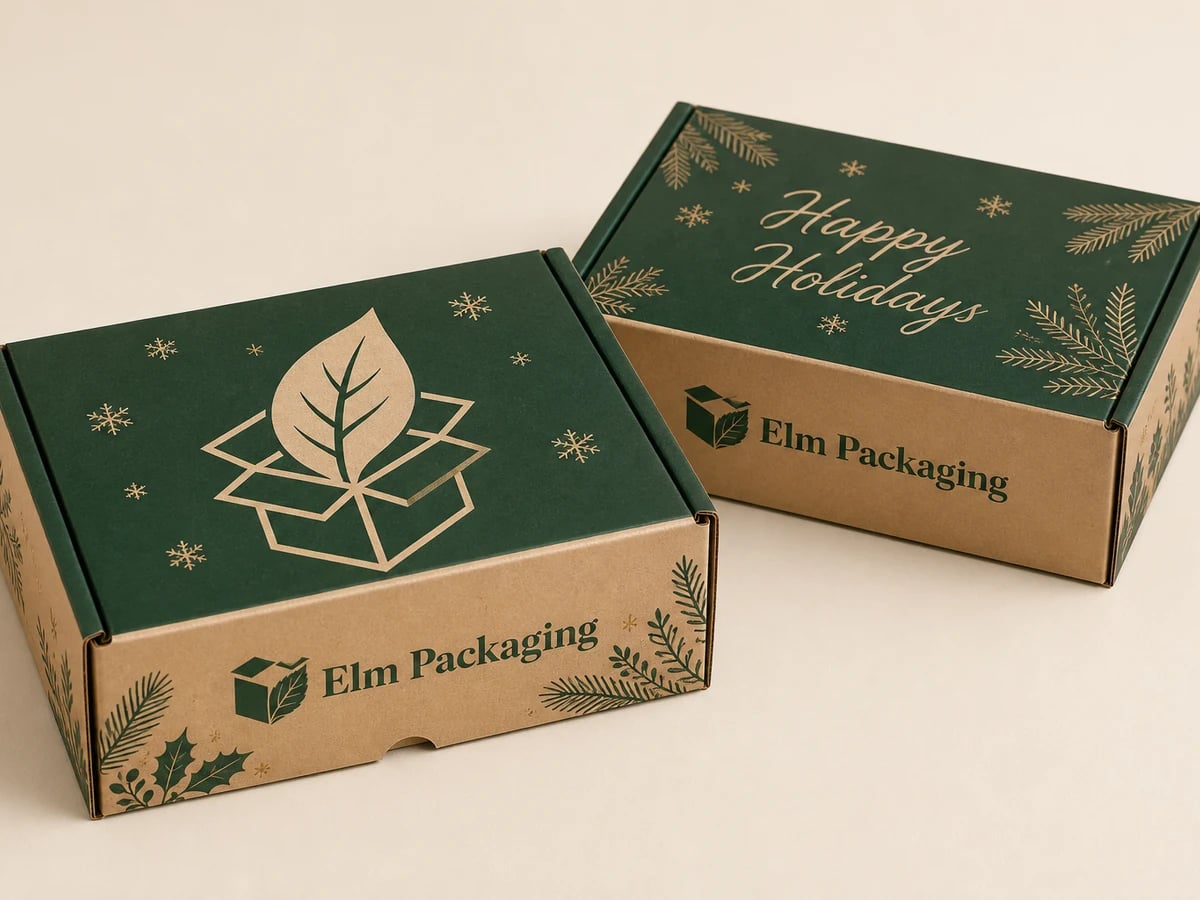 Custom Christmas Mailer Boxes with custom brand printing