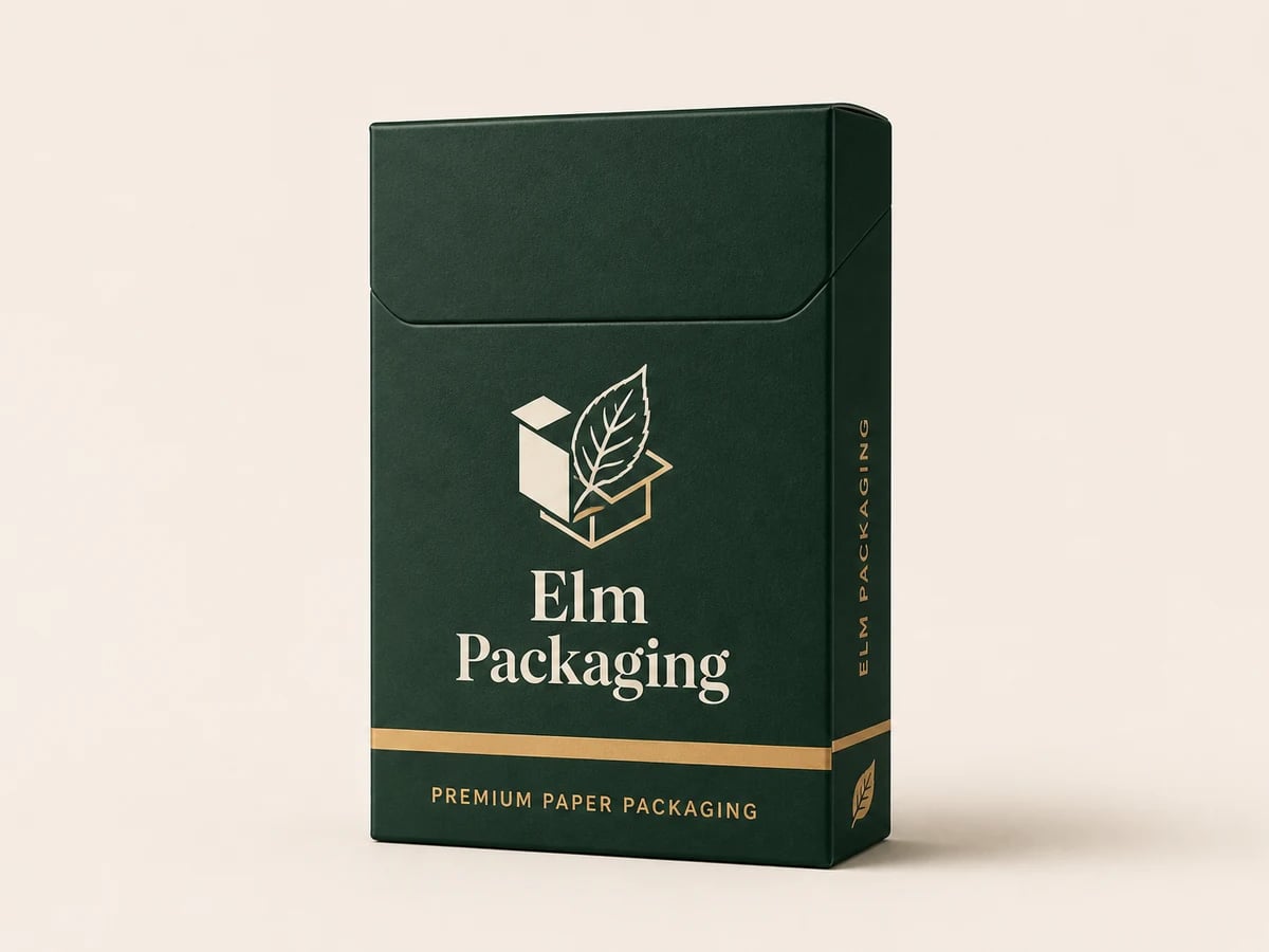 Custom Empty Paper Flip Top Cigarette Boxes with custom brand printing