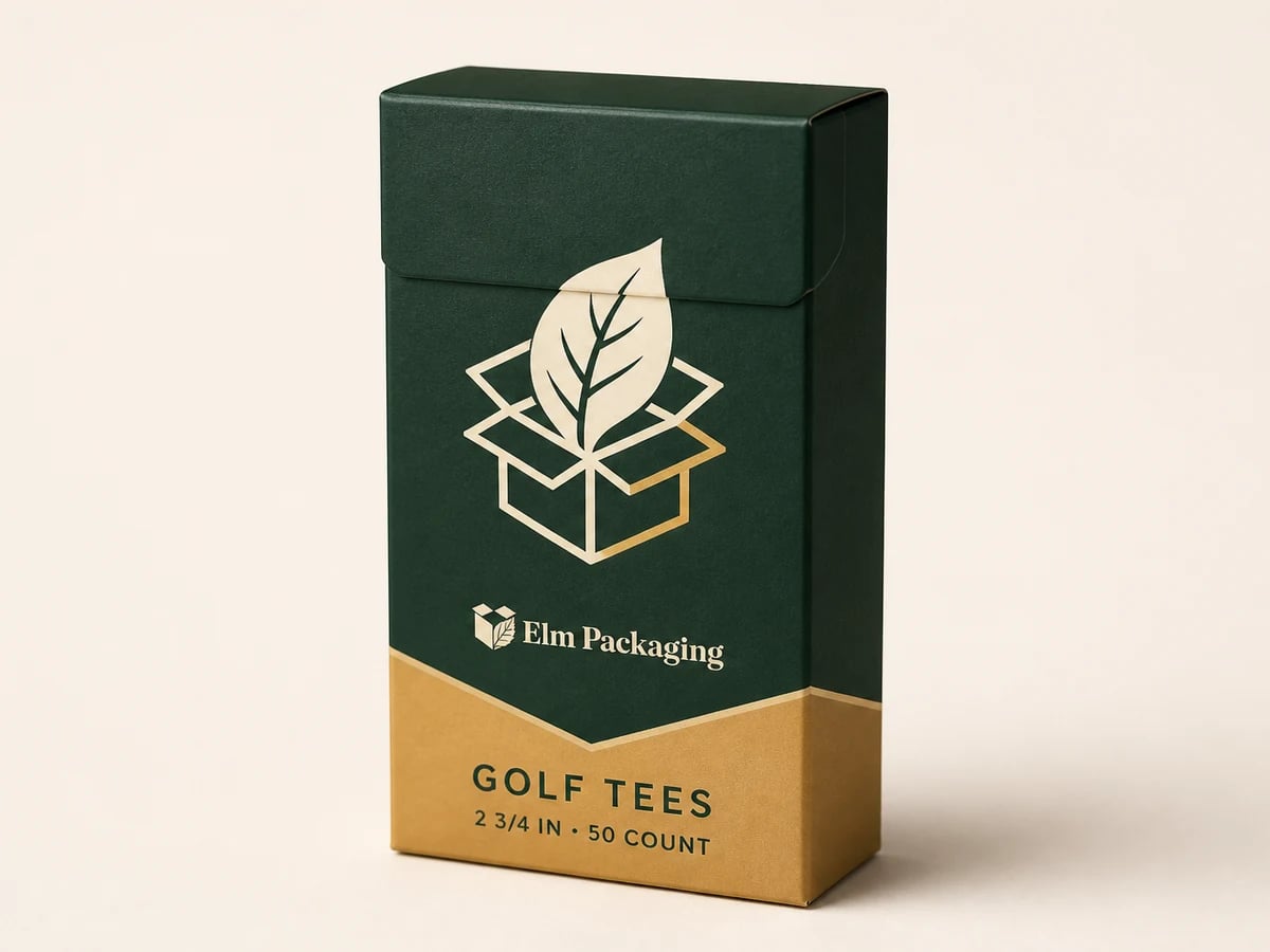 Custom Golf Tees Cigarette Boxes with custom brand printing
